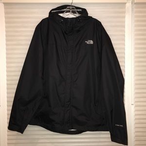 North Face Rain Jacket sz XL black